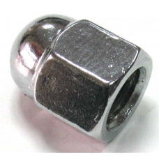 Гайка колпачковая, с фланцем 6х1.0мм, сталь