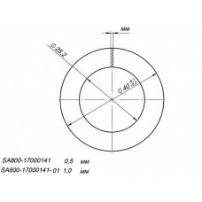 Кольцо 40×25.2×1мм