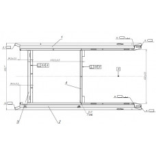 Опора седел  (для снегохода ST) S800 6800010-02