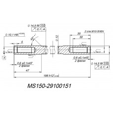 Ось MS150-29100151
