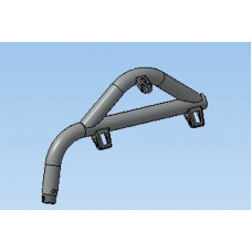 Боковина в сборе (правая) A1000GK-84150220-01, желтая